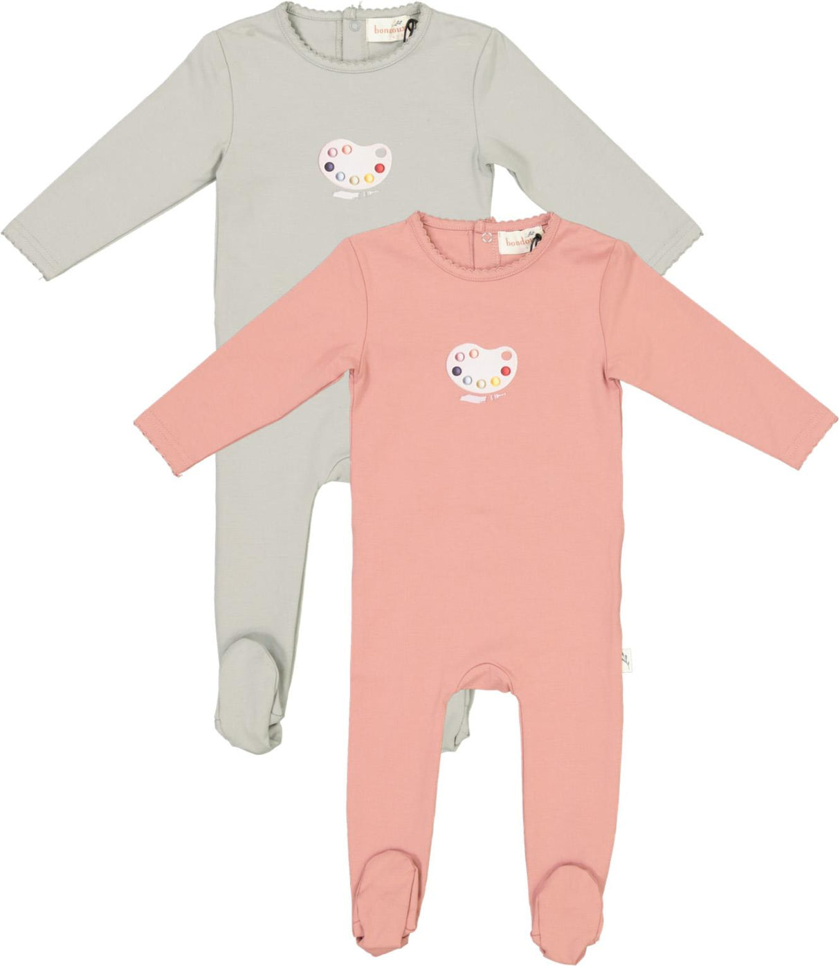 Bondoux Bebe Baby Boys Girls Palette Cotton Stretchie - S25-355B