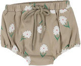 Analogie by Lil Legs Taupe Collection Baby Girls Flower Bloomers - TFB