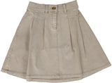 Analogie by Lil Legs Taupe Collection Girls Pleated Skirt - TPSK