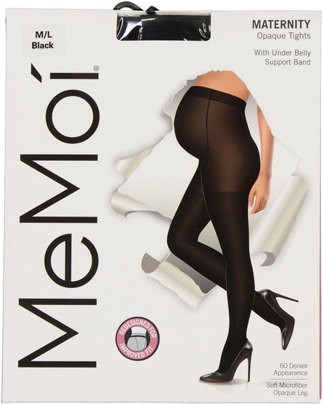 Memoi Womens Maternity 60 Denier Opaque Tights - MA-404