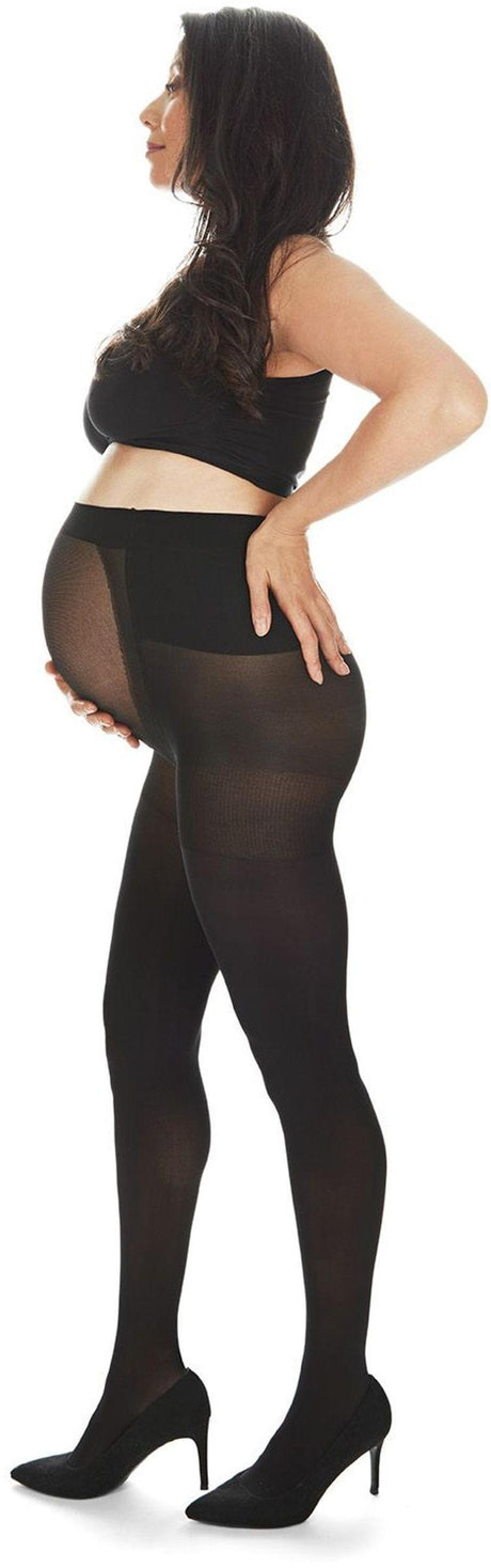 Memoi Womens Maternity 60 Denier Opaque Tights - MA-404