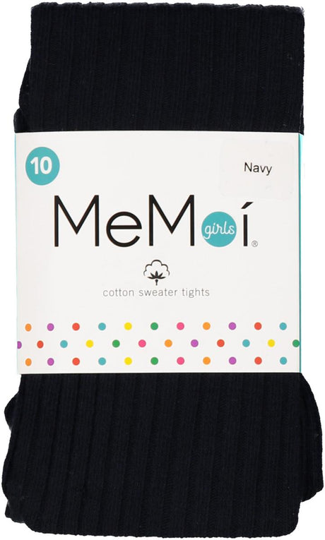 Memoi Girls Cotton Ribbed Sweater Tights - MK-302