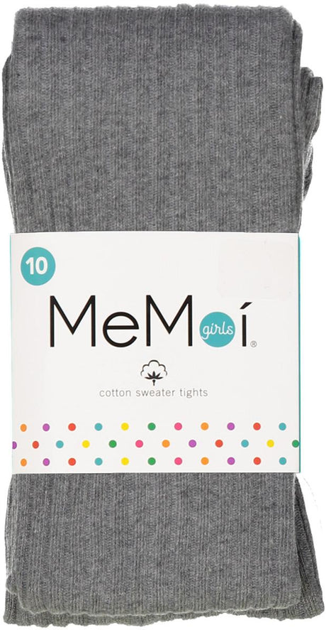 Memoi Girls Cotton Ribbed Sweater Tights - MK-302