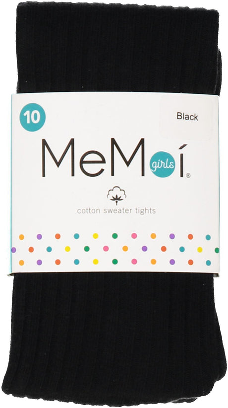 Memoi Girls Cotton Ribbed Sweater Tights - MK-302