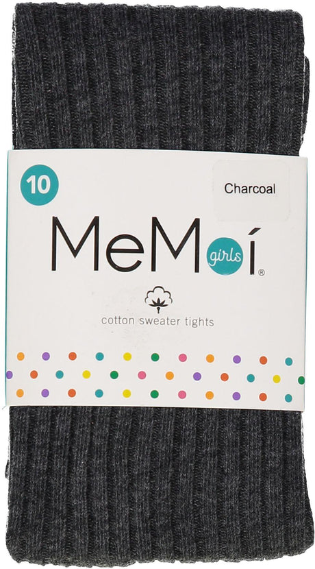 Memoi Girls Cotton Ribbed Sweater Tights - MK-302