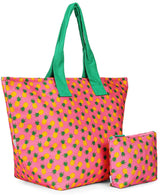 Memoi Pineapple Makeup and Tote Bag Set - MGV08079