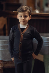 Charlotte & George Boys Colorblock Cardigan - WB4CP7092C