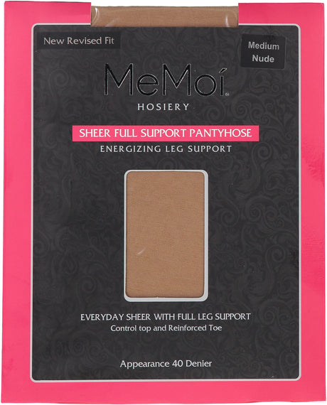 Memoi Womens Sheer Full Support 40 Denier Pantyhose - MS-620