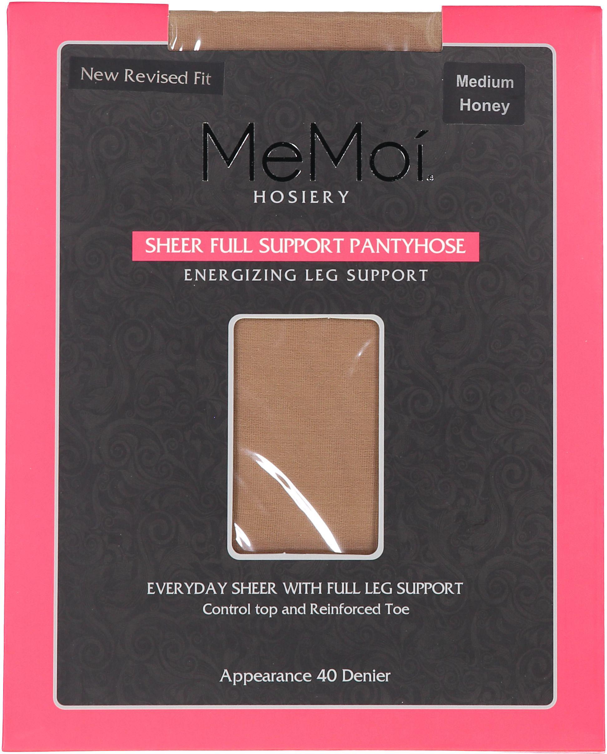 Memoi Womens Sheer Full Support 40 Denier Pantyhose MS 620 ShirtStop