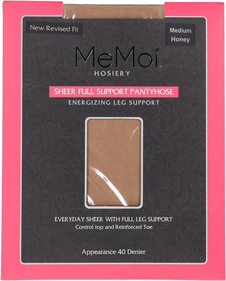 Memoi Womens Sheer Full Support 40 Denier Pantyhose - MS-620