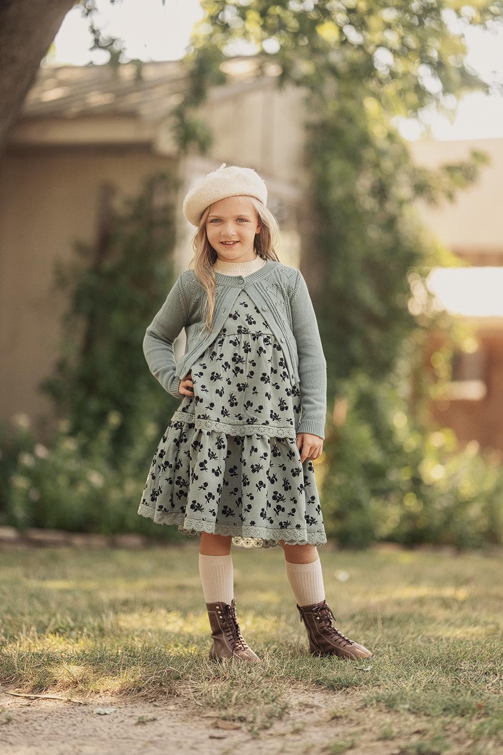 Hopscotch dresses for girl winter hotsell