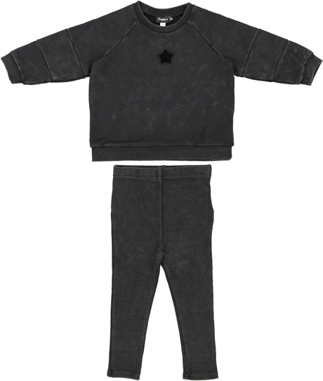 Puddles Baby Boys Girls Stonewash Outfit - WB4CY2520