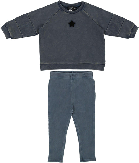 Puddles Baby Boys Girls Stonewash Outfit - WB4CY2520