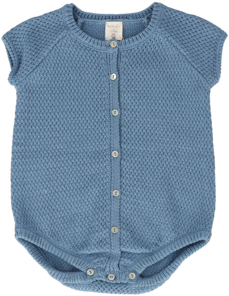 Analogie by Lil Legs Shabbos Knit Collection Baby Toddler Boys Romper - KCKBR