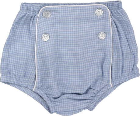 Analogie by Lil Legs Windowpane Collection Baby Boys Button Bloomers - WPBB