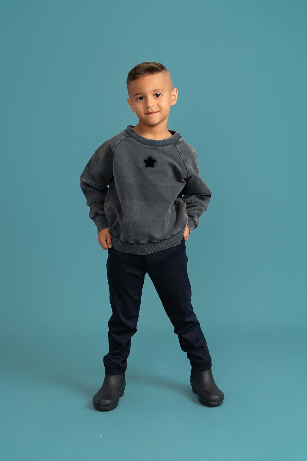 Puddles Boys Girls Stonewash Sweatshirt - WB4CY2520T