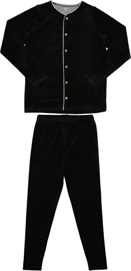 Bee & Dee Boys Girls Velour Pajamas - HVLBB