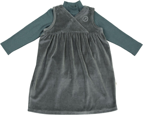 Bondoux Bebe Girls Velour Jumper Outfit - W24-222GD