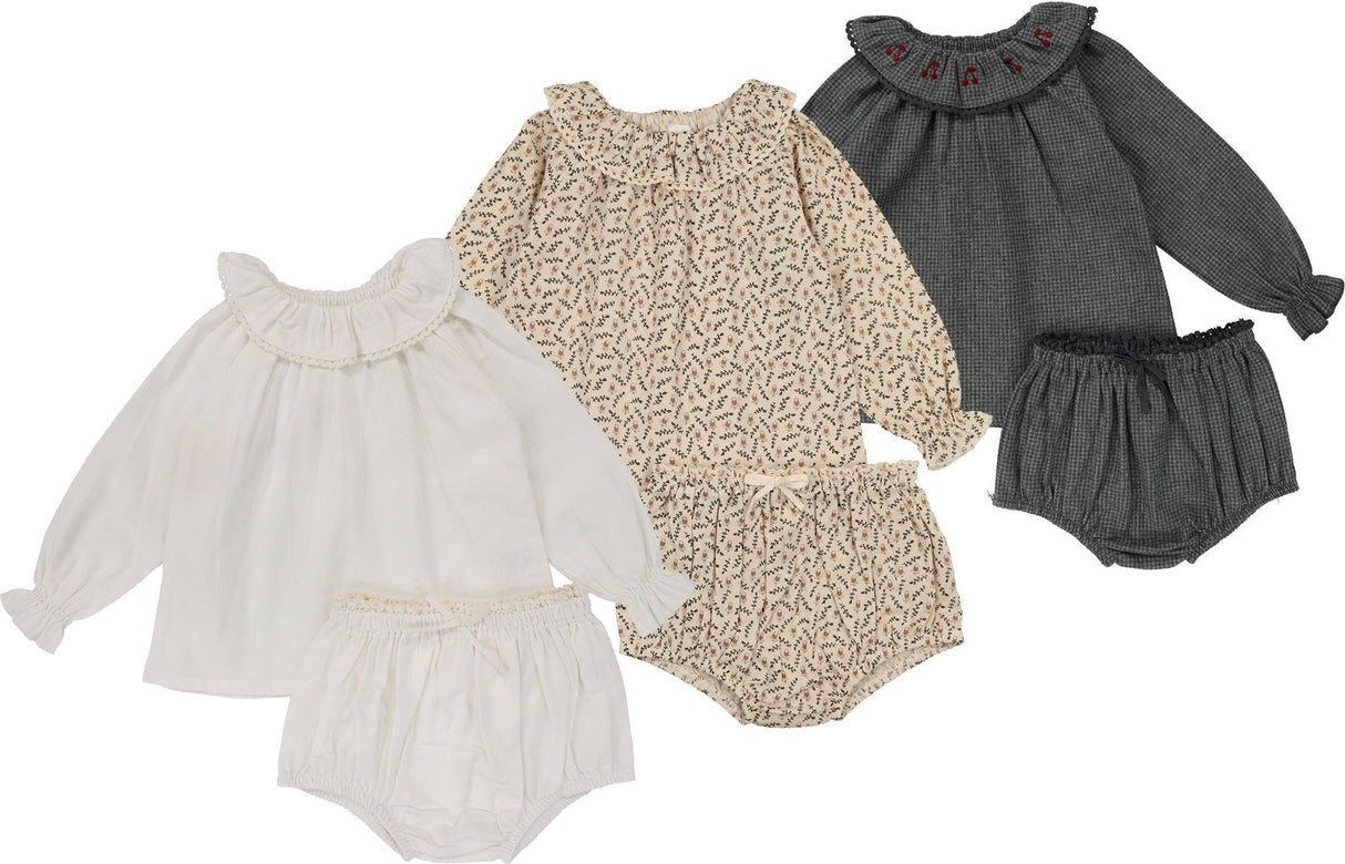 Analogie by Lil Legs Shabbos Collection Baby Toddler Girls Shirt & Bloomer Set Outfit