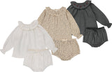 Analogie by Lil Legs Shabbos Collection Baby Toddler Girls Shirt & Bloomer Set Outfit