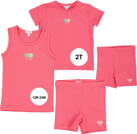 Bonjoy Baby Girls Sports Outfit - BTS25008TS