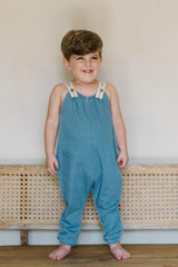 Analogie by Lil Legs Denim Tencel Collection Baby Toddler Boys Girls Romper - DTR