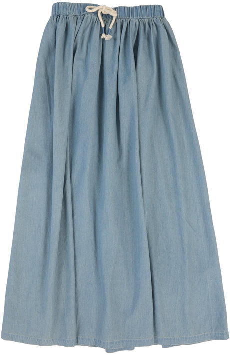 Analogie by Lil Legs Denim Tencel Collection Girls Circle Maxi Skirt - DTMSK