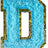 Letter D - Aqua