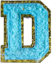 Letter D - Aqua