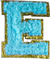 Letter E - Aqua