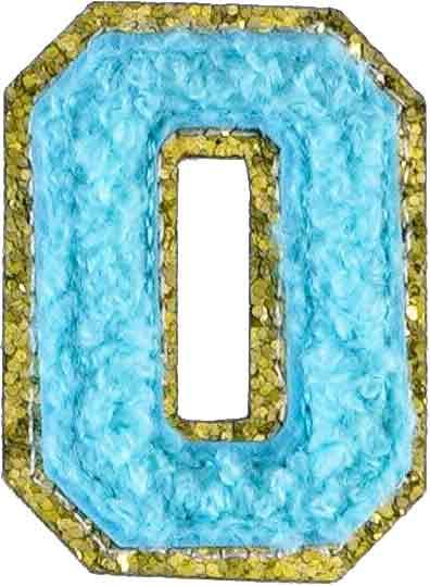 Letter O - Aqua