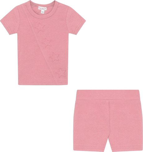 5 Stars Baby Boys Girls Ribbed Star Outfit - SB5CP7192E