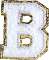 Letter B - White