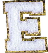 Letter E - White