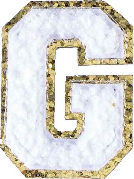 Letter G - White