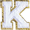 Letter K - White