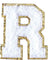 Letter R - White