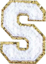 Letter S - White