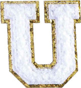 Letter U - White