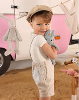 Pompomme Boys Striped Overall - 8568