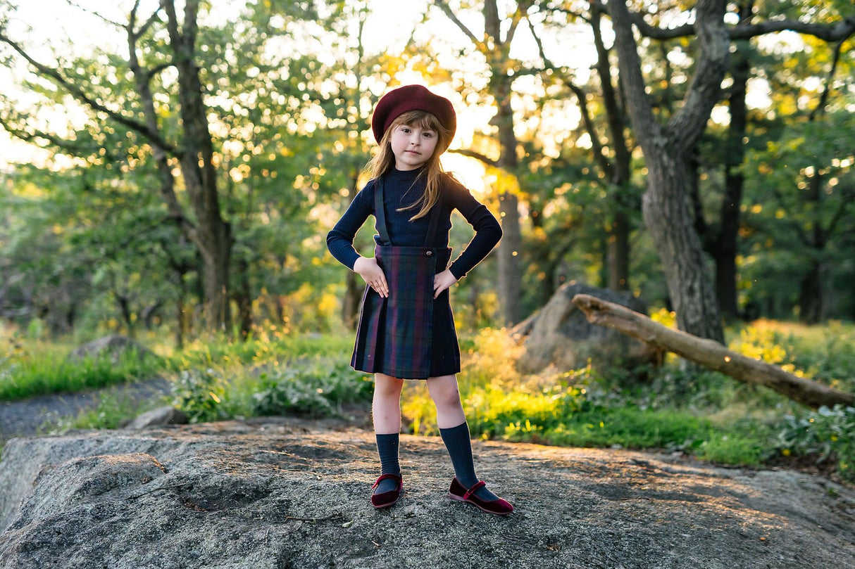 Analogie by Lil Legs Shabbos Collection Girls Kilt Skirt