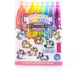 Scentco Unicorn Mechanical Scented Pencils 8 Pack - MP8001