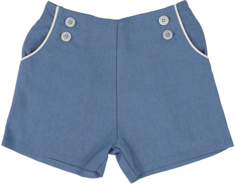 Analogie by Lil Legs Dressy Collection Boys Button Shorts - DBSH