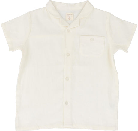 Analogie by Lil Legs Dressy Collection Boys Seersucker Short Sleeve Dress Shirt - DSS