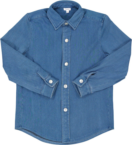 Bonjoy Boys Denim Long Sleeve Shirt - BTE002TB