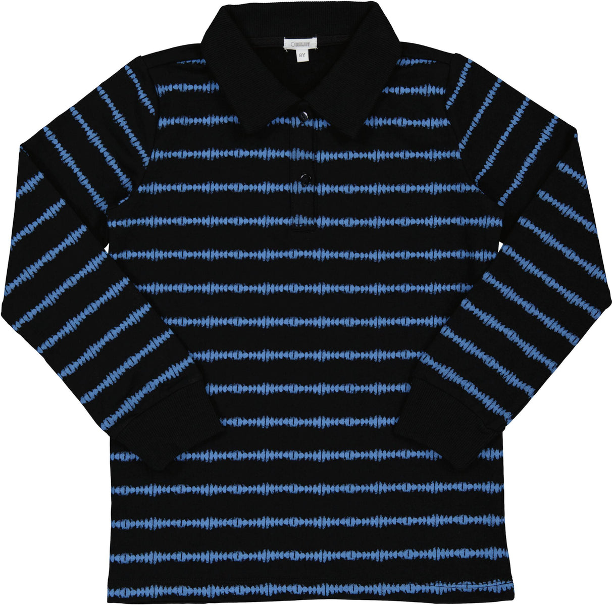 Bonjoy Boys Wave Long Sleeve Polo Shirt - BTE009