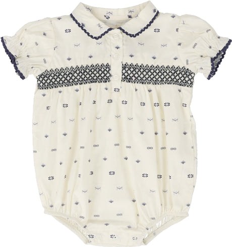 Analogie by Lil Legs Geometric Collection Baby Toddler Girls Geometric Romper - GMR