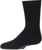 Memoi Boys Bamboo Woven Ribbed Dress Socks - MK-183