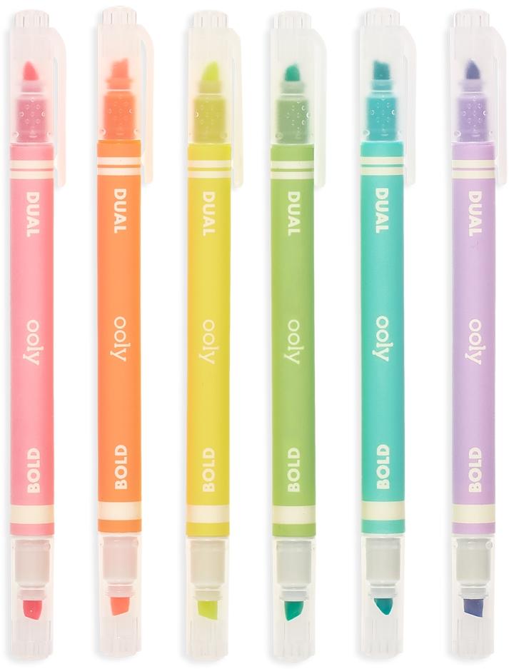 ooly Double Ended Highlighter 6 Pack - 130-078