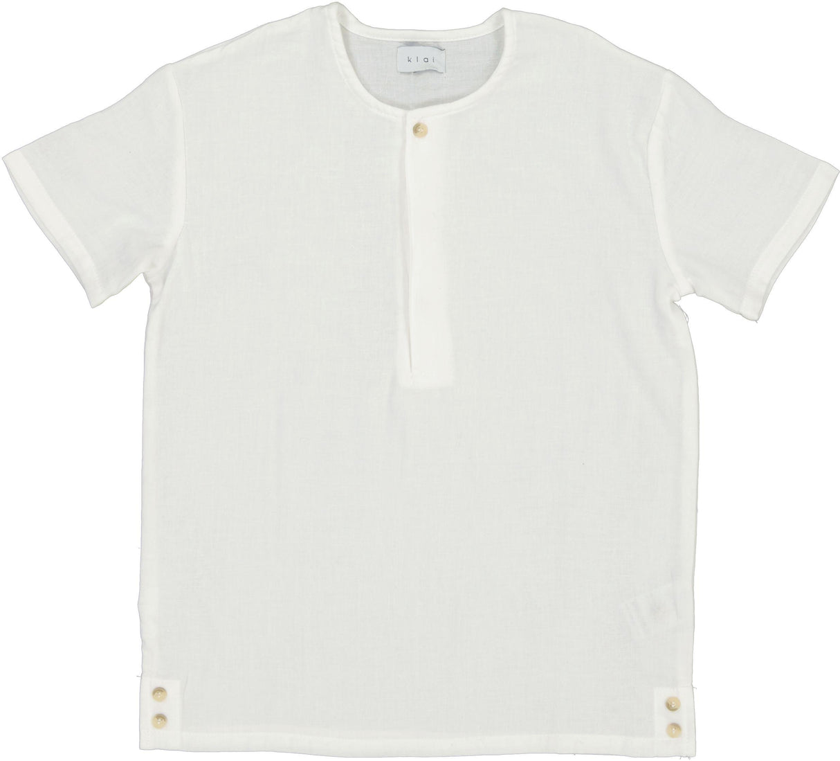 Klai Boys Textured Short Sleeve Dress Shirt - TD31134